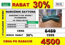 SWEET SIT - NAROŻNIK DAYTONA Z FUNKCJĄ SPANIA I POJEMNIKIEM